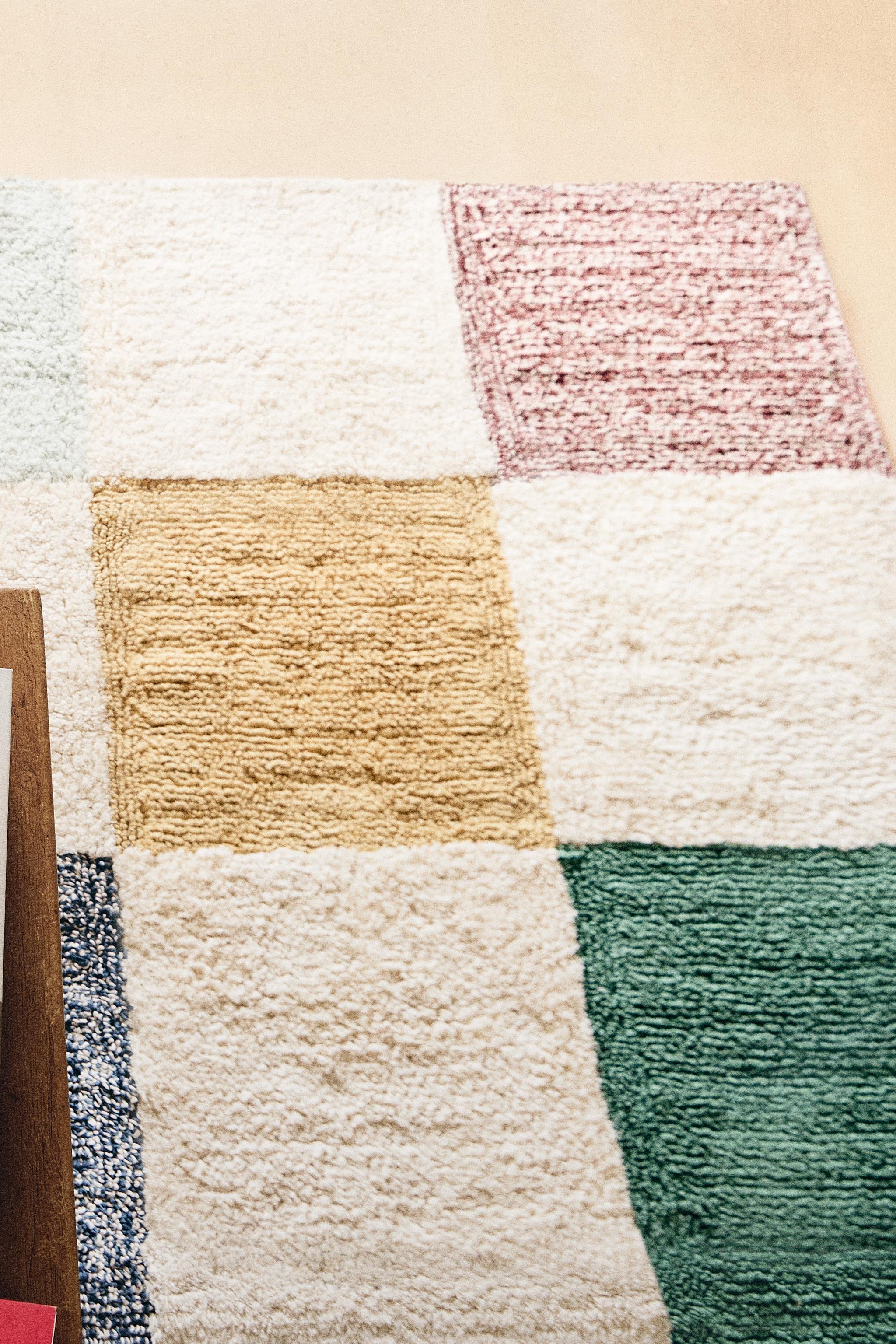 KIDS' COTTON PATCHWORK AREA RUG